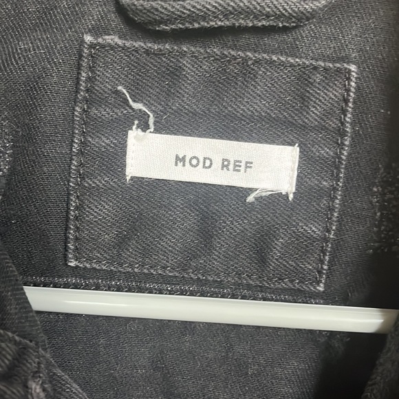 Women’s black Mod Ref denim jacket - Picture 4 of 4